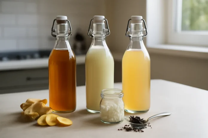 Kombucha, kéfir, ginger beer — quelle boisson fermentée choisir ? Kombucha, kéfir, ginger beer — quelle boisson fermentée choisir ?